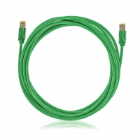 STP patch kábel, Kategória 6A  , LSOH, zöld