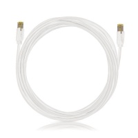 STP patch kábel, Kategória 6A  , LSOH, fehér, Patch kábel hossz 0,5 m