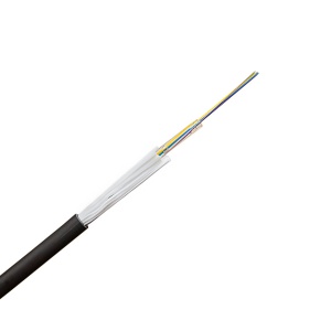 4-szálas, univerzális központi csöves optikai kábel, Euroclass Eca , OS2 9/125 μm (ITU-T G.652.D)
