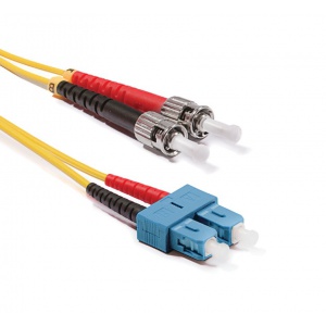 Duplex ST-SC patch kábel, OS2 9/125 µm (ITU-T G.652.D)
