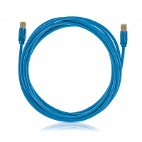 STP patch kábel, Kategória 6A  , LSOH, kék, Patch kábel hossz 0,5 m