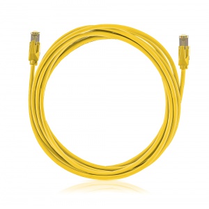 STP patch kábel, Kategória 6A  , LSOH, sárga